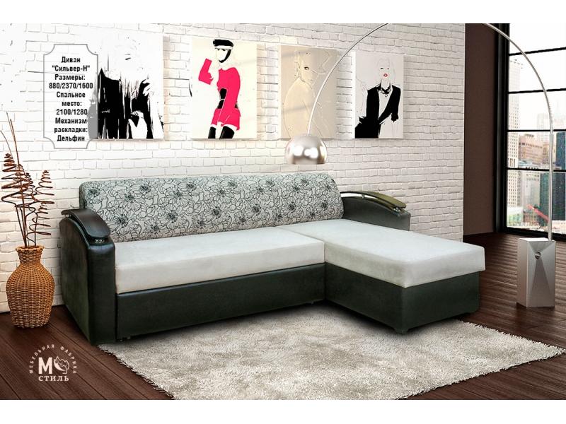 диван угловой сильвер-н дельфин в Нижневартовске