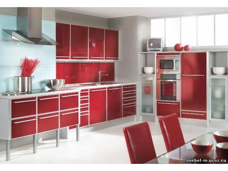 кухня в алюминиевой рамке в Нижневартовске