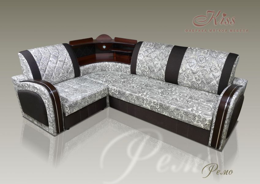 диван угловой ремо с баром в Нижневартовске