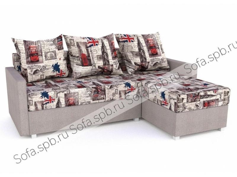 угловой диван с подушками, велюр лондон в Нижневартовске