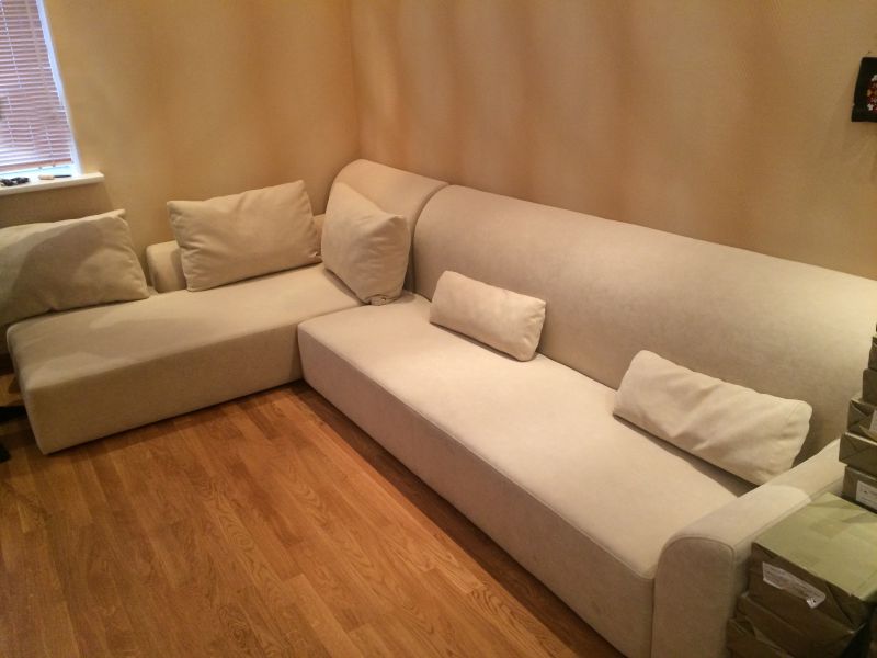 светлый модульный диван в Нижневартовске