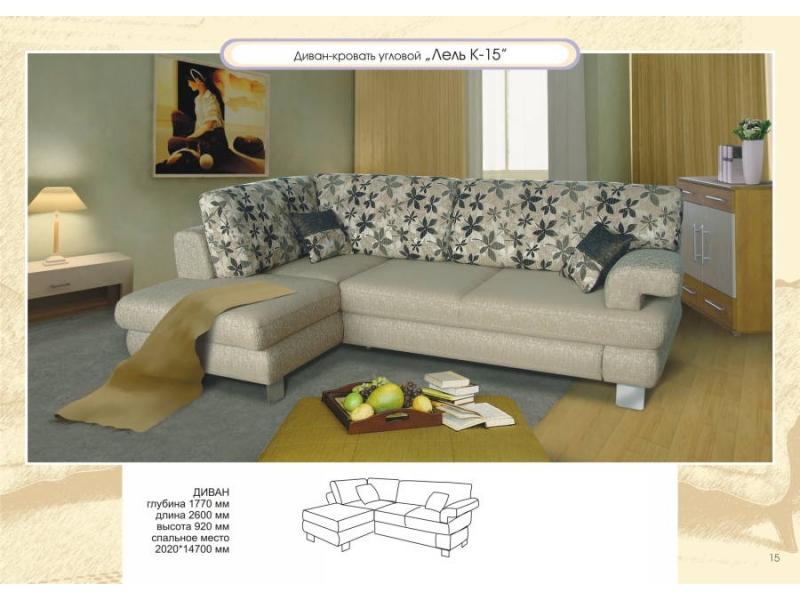 угловой диван лель к-15 в Нижневартовске
