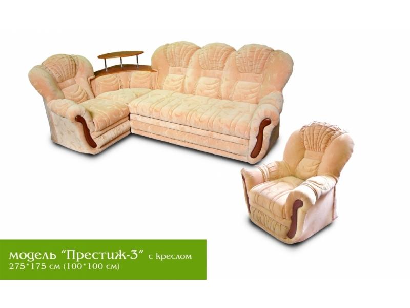 диван престиж ( с ламинированной угловой полкой ) в Нижневартовске