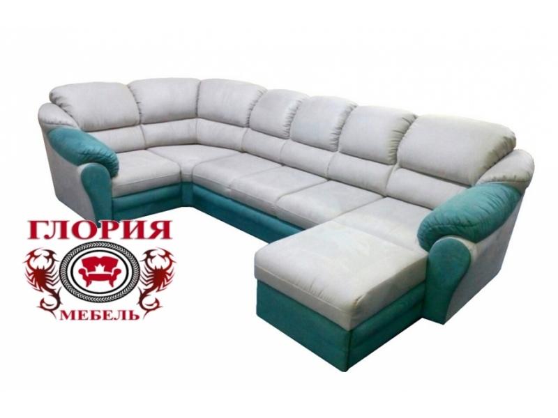 п-образный диван в гостиную глория 12 в Нижневартовске
