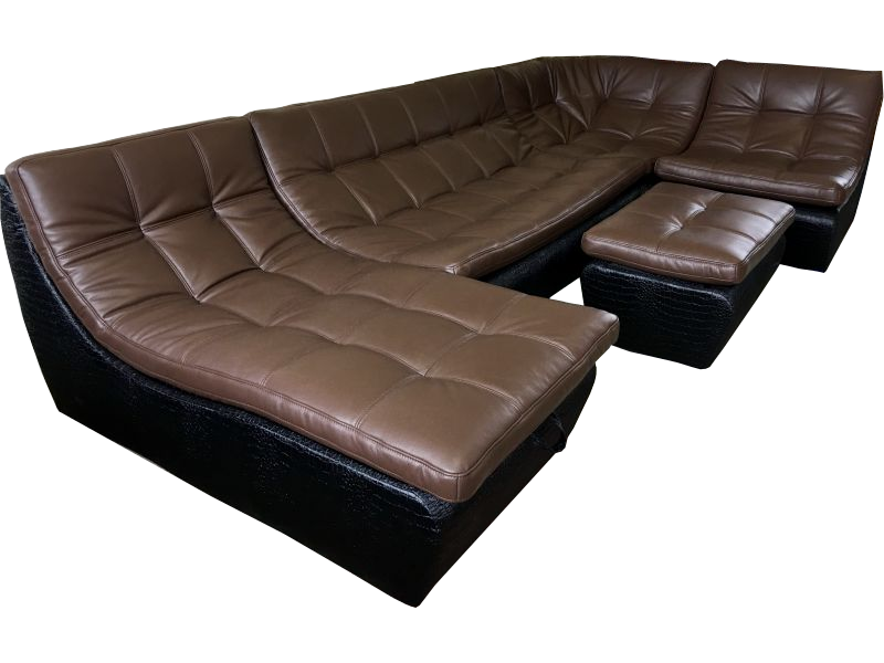 модульный угловой кожаный диван ланкастер в Нижневартовске