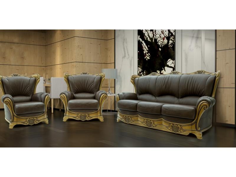 диван кимберли трехместный кожа в Нижневартовске