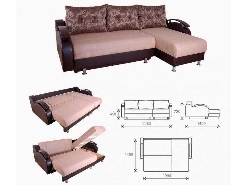 угловой диван модерн в Нижневартовске