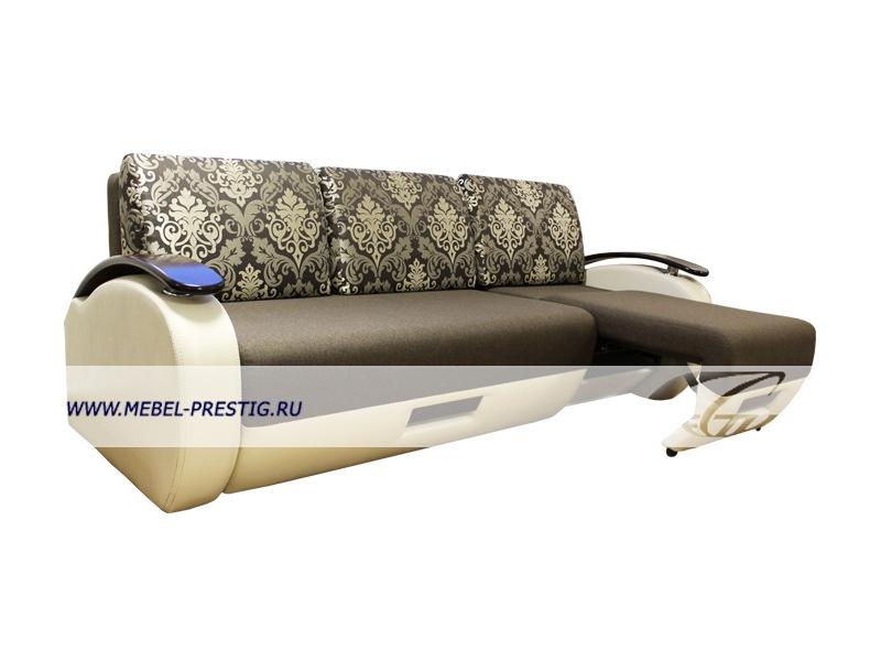 диван дамаск с выдвижной оттоманкой в Нижневартовске