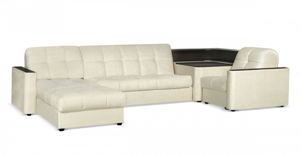 диван угловой сидней 155 с полкой и оттоманкой в Нижневартовске