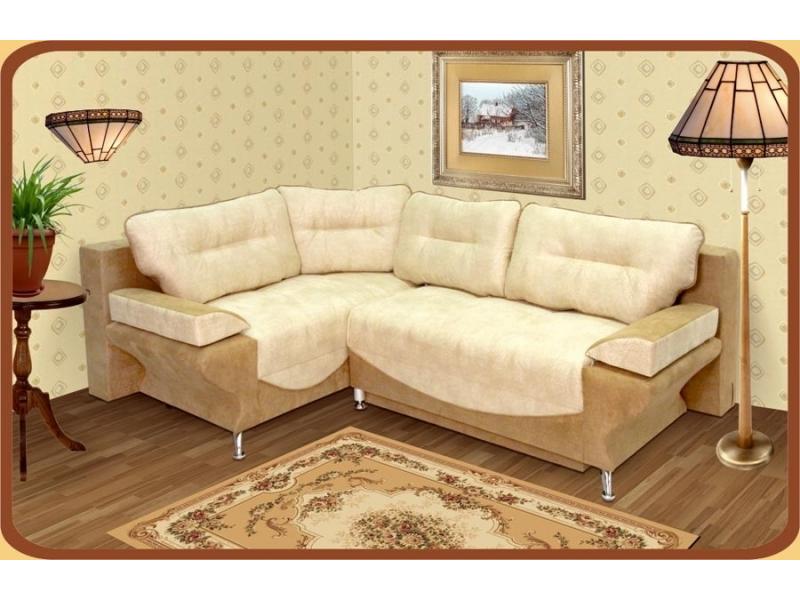 светлый угловой диван евролюкс в Нижневартовске