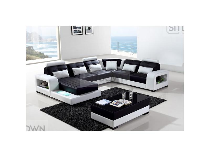 п-образный диван с декоративной подсветкой андреас в Нижневартовске