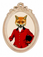 репродукция гравюры мистер лис в раме бернадетт в Нижневартовске