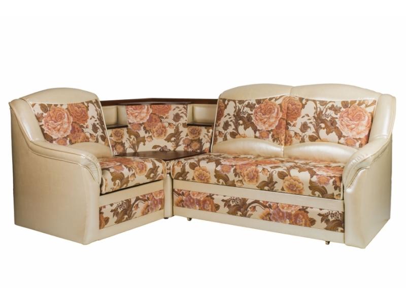 угловой диван виконт 2 с полочками в Нижневартовске