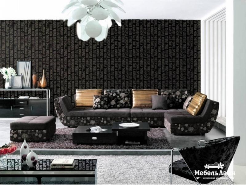 мягкий диван с низкими спинками сильва в Нижневартовске