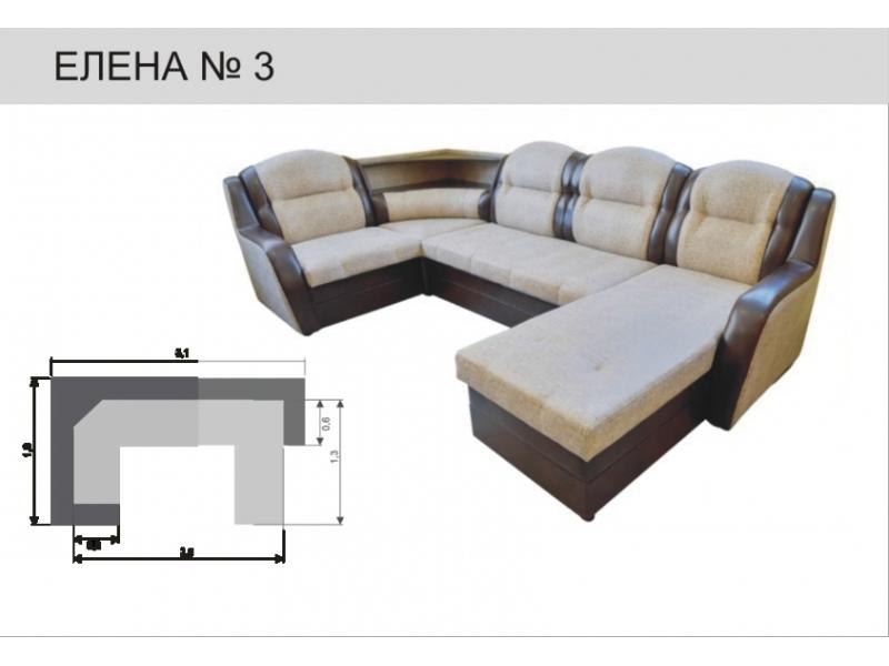 диван угловой елена 3 в Нижневартовске