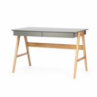 письменный стол orient серый светло-коричневый в Нижневартовске