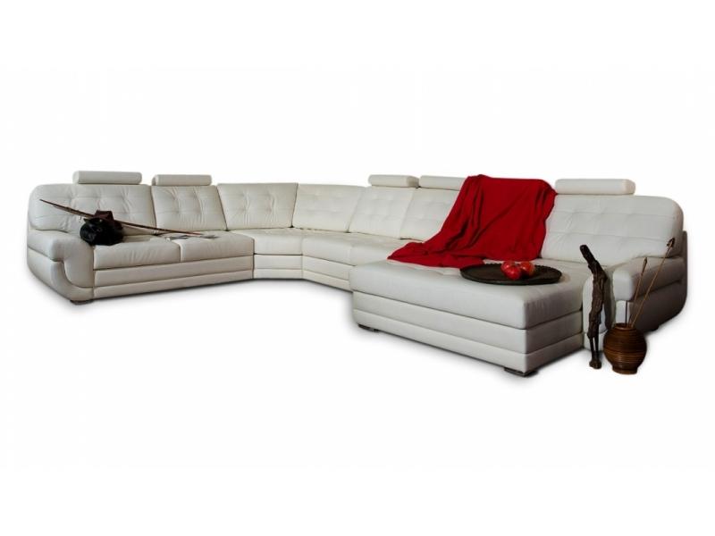 белый п-образный диван адриано в Нижневартовске