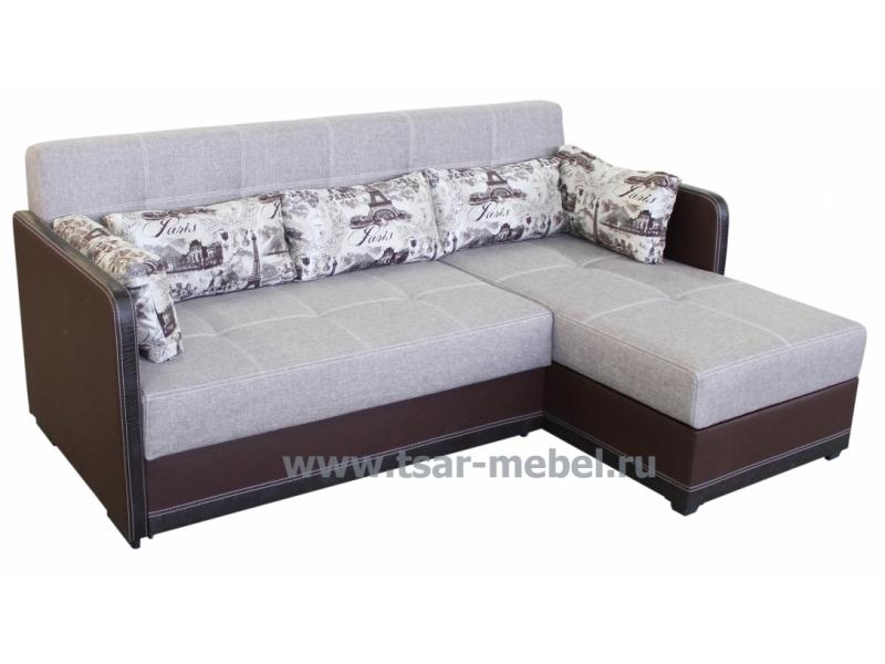 серый диван с оттоманкой скарлет в Нижневартовске