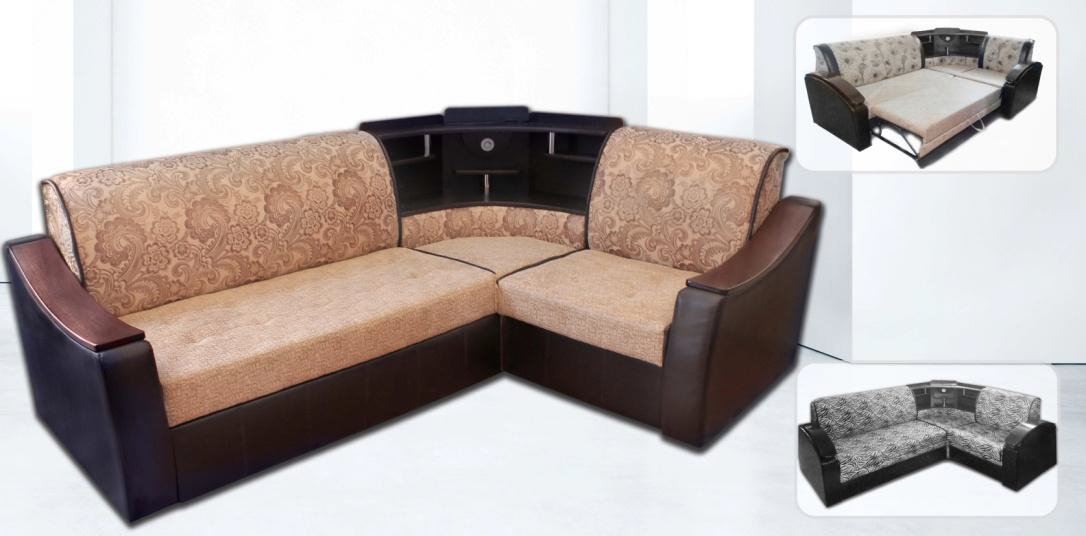 диван угловой палермо с баром в Нижневартовске