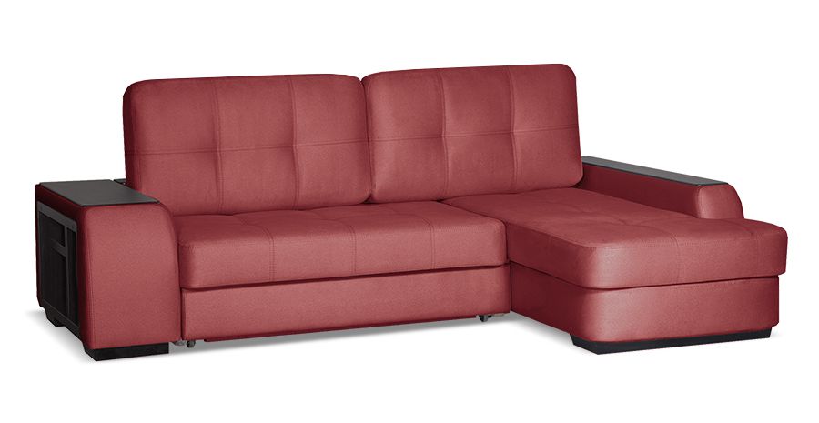 диван угловой брюссель красный в Нижневартовске