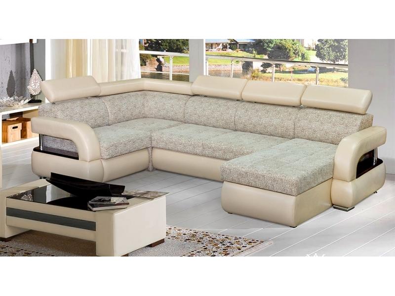 угловой диван с оттоманкой милан п в Нижневартовске