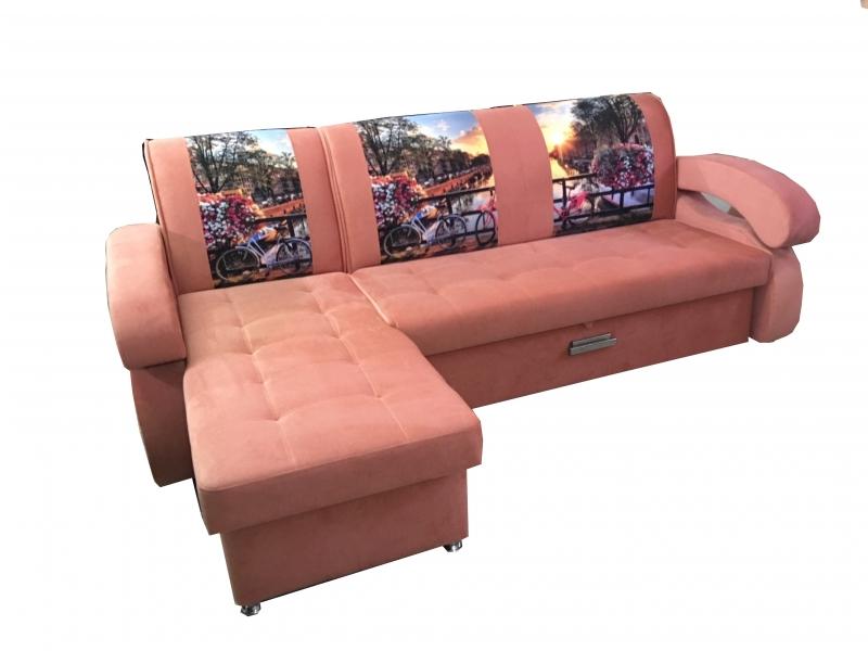 диван венеция с оттоманкой с ящиком для белья в Нижневартовске