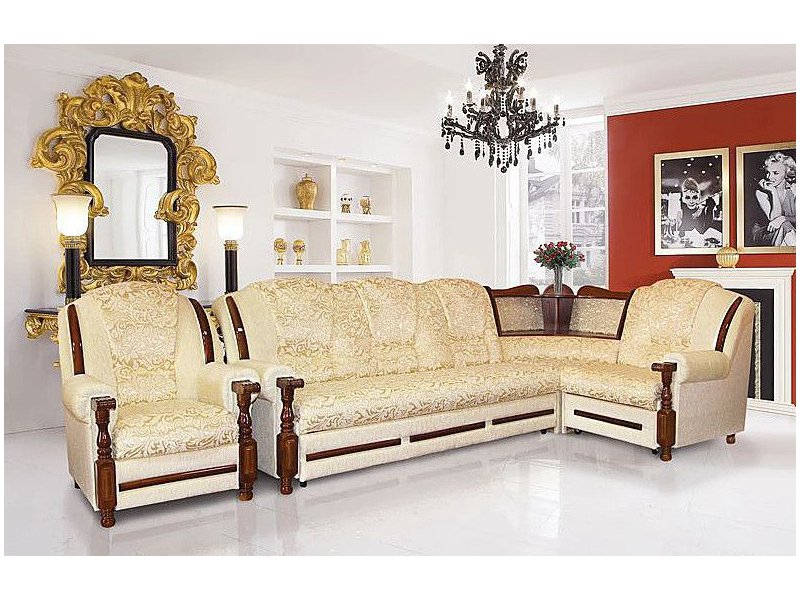 диван ахтамар 3 угловой с баром в Нижневартовске