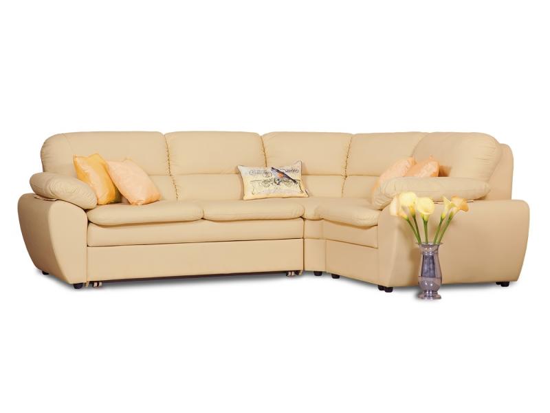 угловой диван «калькутта» кожа в Нижневартовске