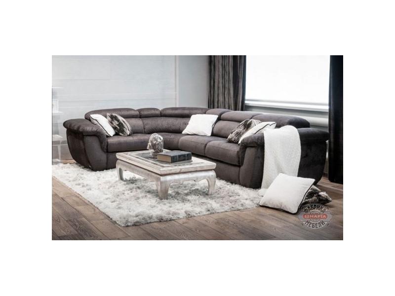 неаполь угловой диван в сером цвете в Нижневартовске