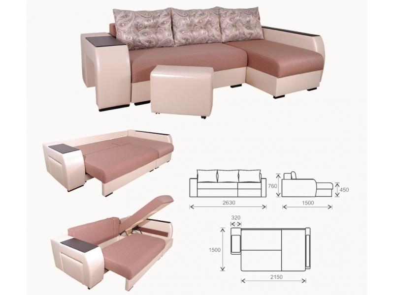 угловой диван одиссей 2 в Нижневартовске