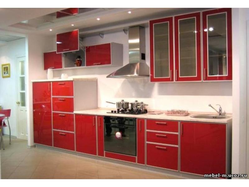 кухня в алюминиевой рамке в Нижневартовске