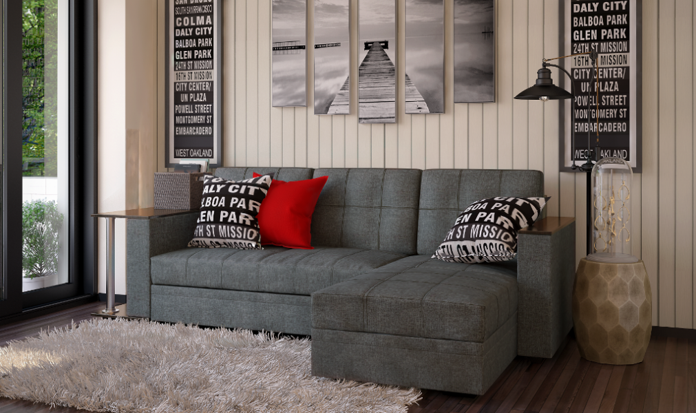 угловой диван атлант ткань в Нижневартовске