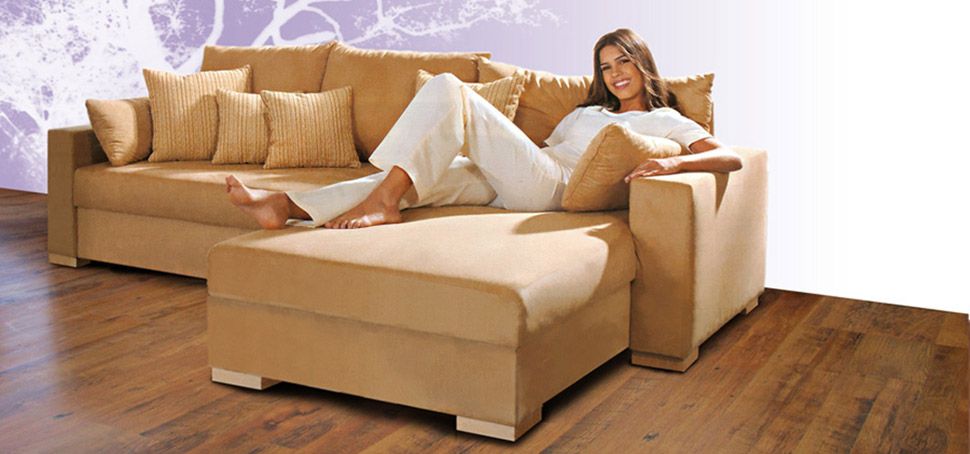 комфортный диван с оттоманкой эпсилон 07 в Нижневартовске