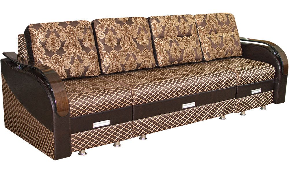 универсальный диван лотос с двумя выдвижными оттоманками в Нижневартовске