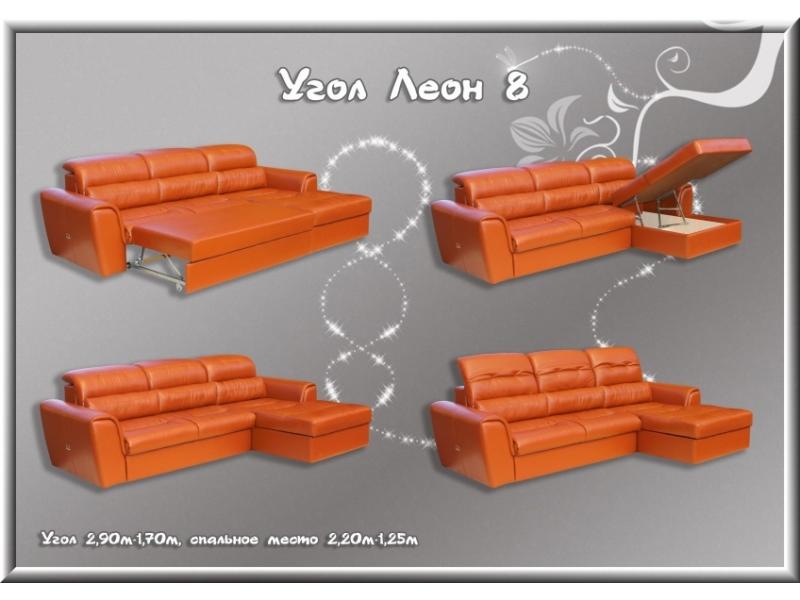угловой диван леон 8 в Нижневартовске