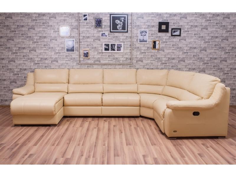 угловой диван с оттоманкой елизавета 005 в Нижневартовске