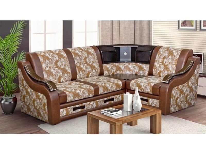 угловой диван с баром бостон 6 в Нижневартовске