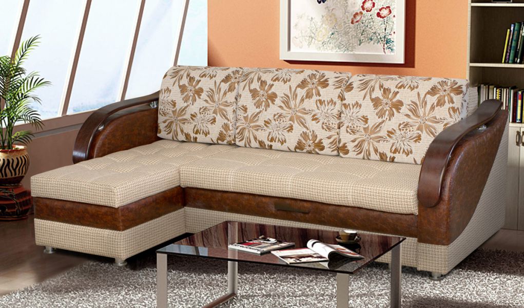 диван лидер-5 с оттоманкой в Нижневартовске