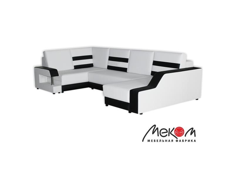 черно-белый модульный диван бали в Нижневартовске