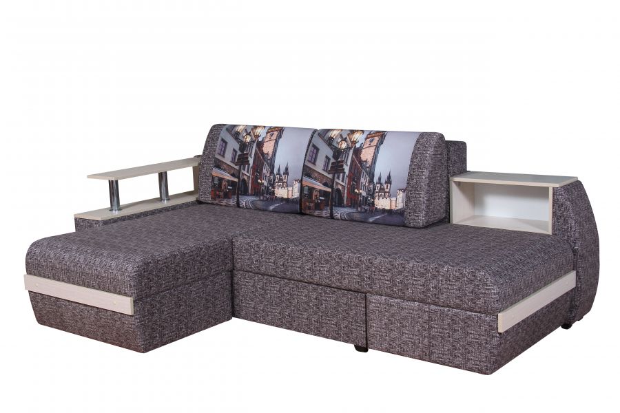 угловой поворотный диван атлант с тумбой в Нижневартовске