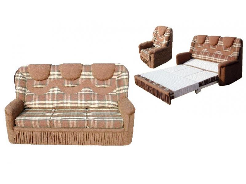 диван прямой молодежный аккордеон в Нижневартовске