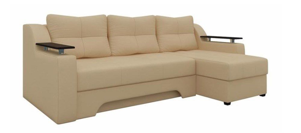 угловой бежевый диван император в Нижневартовске