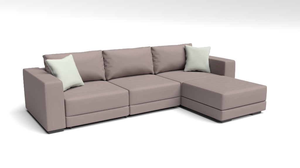 большой диван бавария с оттоманкой в Нижневартовске