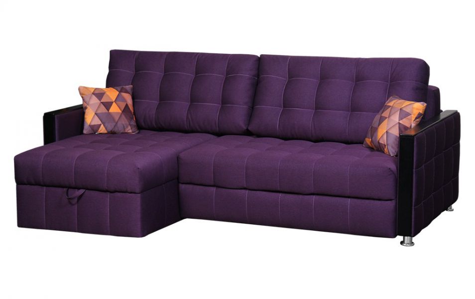 фиолетовый угловой диван арго в Нижневартовске