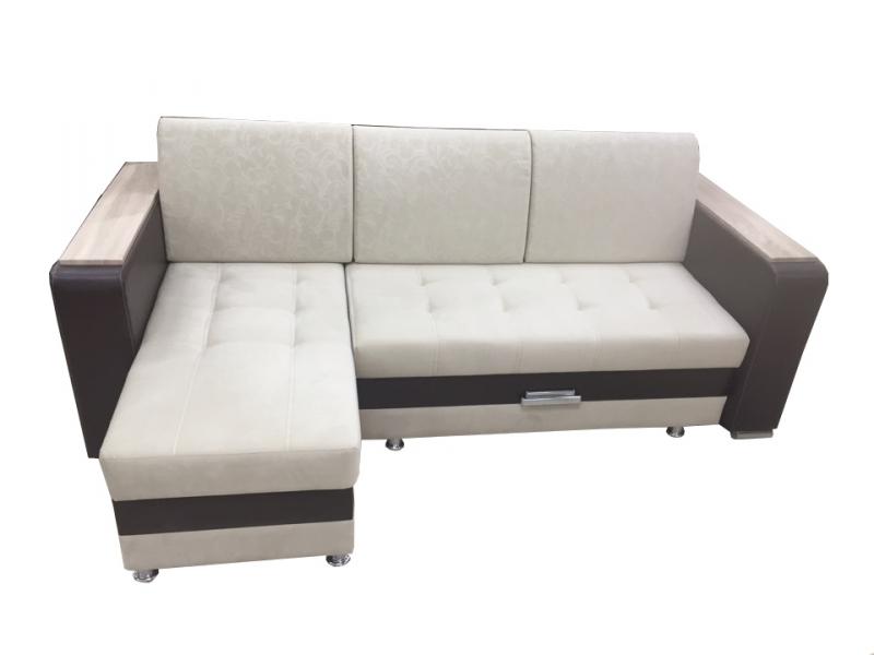 белый диван с оттоманкой в Нижневартовске