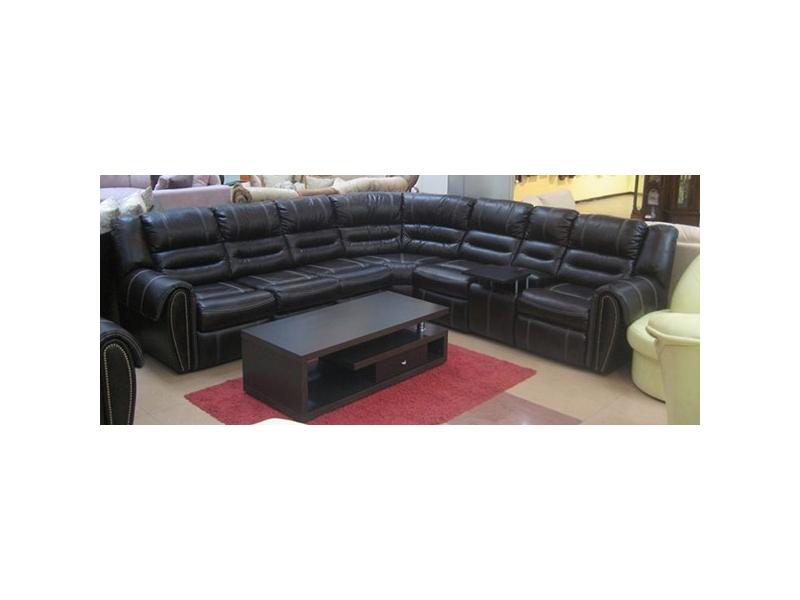 угловой диван в черном цвете элегия софия в Нижневартовске