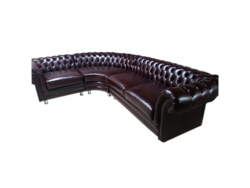 диван угловой честер бордо в Нижневартовске