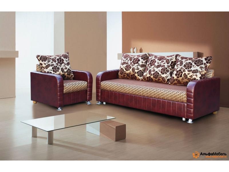 диван прямой альфа 266 дельфин в Нижневартовске