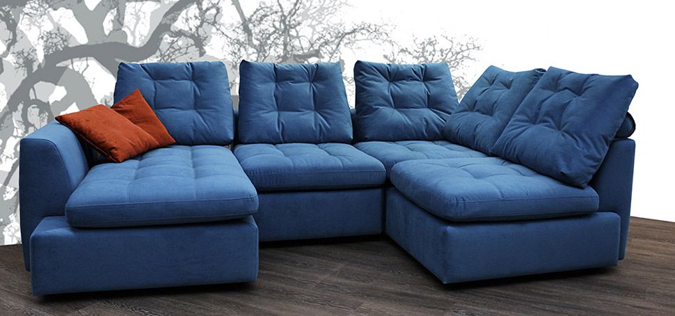 мягкий п-образный диван эпсилон 12 в Нижневартовске