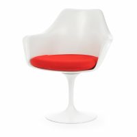 cтул tulip с подлокотниками и мягкой подушкой в Нижневартовске